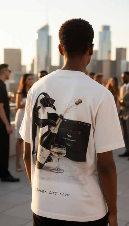 Erase Pop Up and Pop Bottles Tee