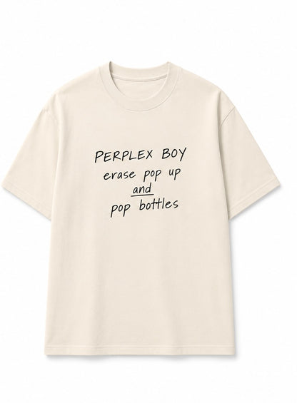Erase Pop Up and Pop Bottles Tee